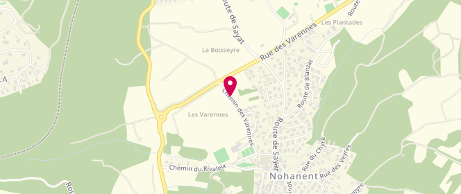 Plan de Accueil primaire mercredi / centre de loisirs vacances scolaires, Chemin des Varennes, 63830 Nohanent