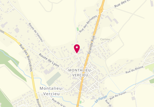 Plan de Mjc-Mpt Montalieu-Vercieu 3-10 Ans, 16 Bis Route de Vassieu, 38390 Montalieu-Vercieu