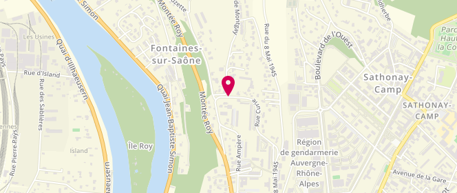 Plan de Accueil de loisirs Municipal De Fontaines Sur Saône, 19 Rue Curie, 69270 Fontaines-sur-Saône