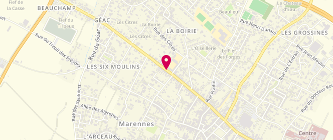 Plan de Accueil extrascolaire de Marennes-Hiers-Brouage, 158 Rue Georges Clémenceau, 17320 Marennes-Hiers-Brouage