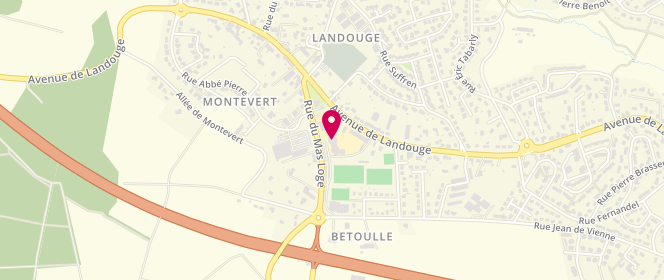 Plan de Accueil de loisirs Landouge, 212 Rue du Mas Loge, 87100 Limoges