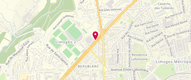 Plan de Club Ados, 35 Boulevard de Beaublanc, 87000 Limoges