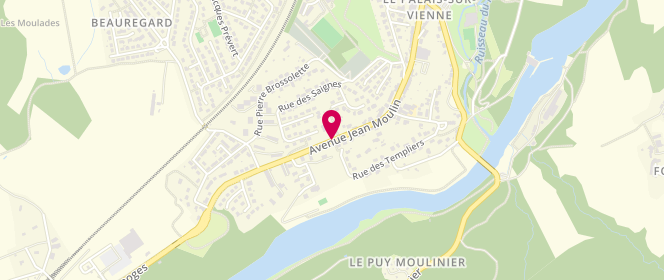Plan de Accueil de loisirs du Palais sur Vienne, 25 Avenue Jean Moulin, 87410 Le Palais-sur-Vienne