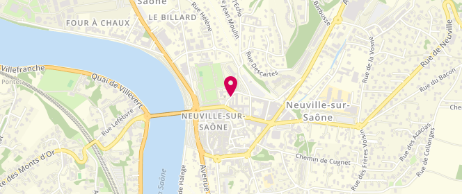 Plan de AL périscolaires de Neuville, Place du 8-Mai-1945, 69250 Neuville-sur-Saône