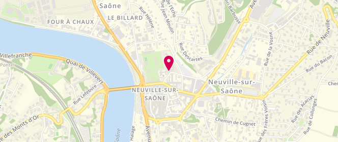 Plan de AL MJC de Neuville, 15 Place du 8 Mai 1945, 69250 Neuville-sur-Saône