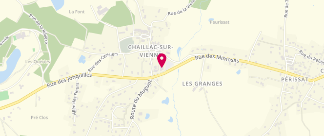 Plan de Centre de loisirs Sans Hébergement, Site du Plan d'Eau de Bujaras, 87200 Chaillac-sur-Vienne