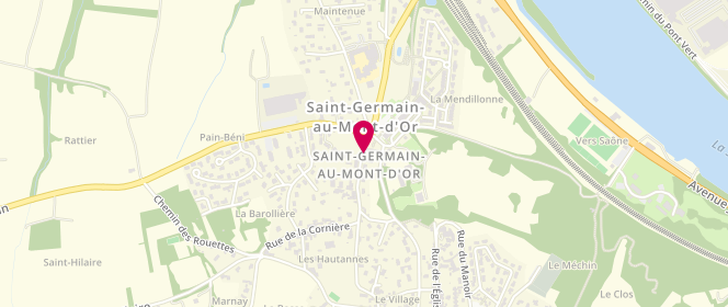 Plan de Accueil de loisirs Local Jeunes, 2 Rue de la Combe, 69650 Saint-Germain-au-Mont-d'Or