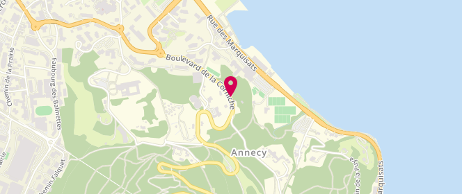 Plan de Sgdf (Graile Annecy saint Maurice), 13 Boulevard de la Corniche, 74000 Annecy