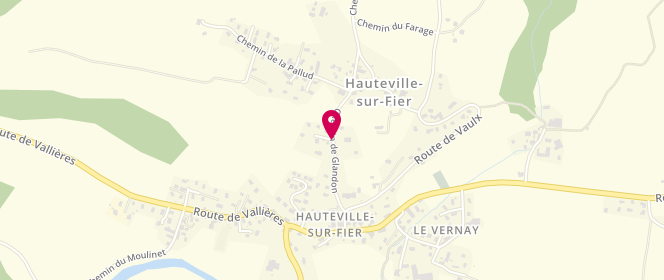 Plan de Garderie périscolaire communale, Chemin de Glandon, 74150 Hauteville-sur-Fier