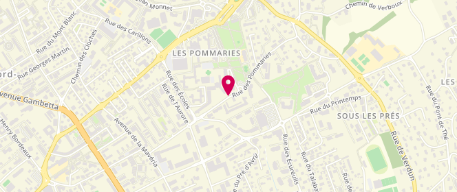 Plan de Le Jardin des Loisirs, 17 Rue des Pommaries, 74940 Annecy-le-Vieux