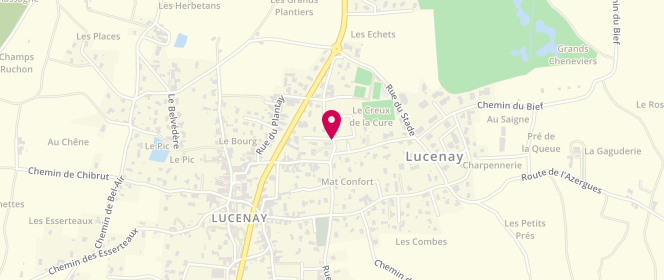 Plan de Accueil de loisirs de Lucenay, 253 Chemin des Ecoliers, 69480 Lucenay