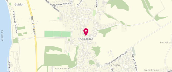 Plan de Accueil de loisirs Les P'tits Gones De Parcieux, 4 Route de Genay, 01600 Parcieux