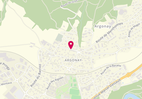 Plan de Centre de loisirs municipal d'Agonay, 290 Route du Président Lavy, 74370 Argonay
