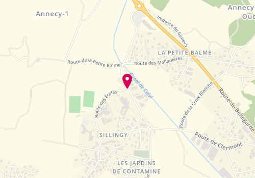 Plan de Groupe scolaire Sillingy Chef-Lieu, 360 390 Route des Ecoles, 74330 Sillingy