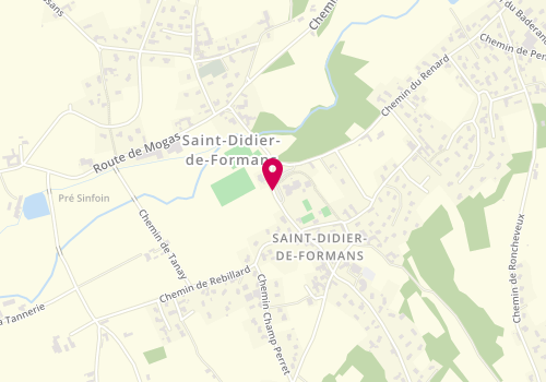 Plan de Association l'Ile aux enfants, 300 Route de la Mairie, 01600 Saint-Didier-de-Formans