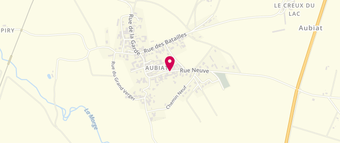 Plan de Accueil de loisirs d'Aubiat, 16 Rue Neuve, 63260 Aubiat