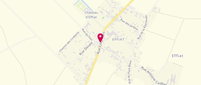 Plan de Accueil de loisirs d'Effiat, 1 Rue du 5 Mars, 63260 Effiat