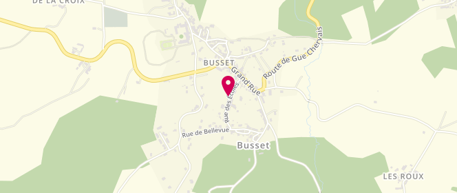 Plan de Accueil de loisirs commune de Busset, 9 Rue des Écoles, 03270 Busset