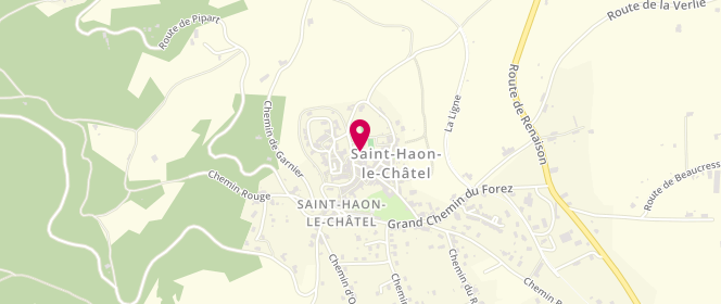 Plan de Accueil de loisirs périscolaire De La Commune De Saint-Haon-Le-Châtel, 58 Place Verdun, 42370 Saint-Haon-le-Châtel