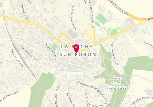 Plan de Mairie de la Roche Sur Foron, Bp130, 74800 La Roche-sur-Foron