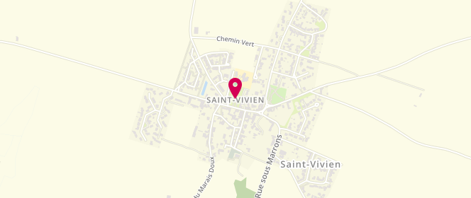 Plan de Espace jeunes de Saint-Vivien, Groupe Scolaire, 17220 Saint-Vivien