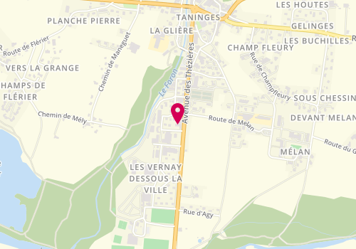 Plan de Centre de loisirs la Marmotte, 508 Avenue des Thézières, 74440 Taninges