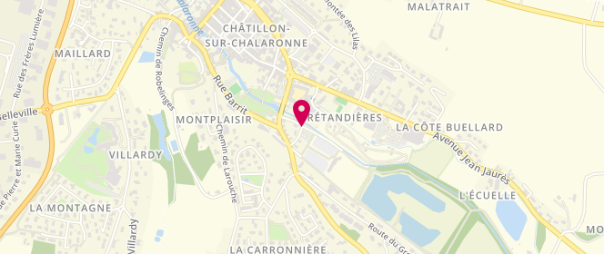 Plan de Accueil de loisir du Centre social la Passerelle, Rue des Peupliers, 01400 Châtillon-sur-Chalaronne