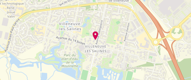 Plan de Local jeunes Villeneuve Les Salines Zig Zag, 42 Avenue Robespierre, 17000 La Rochelle