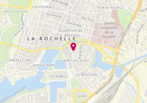 Plan de Accueil périscolaire Rey Valin de la Rochelle, 21 Rue Sardinerie, 17000 La Rochelle