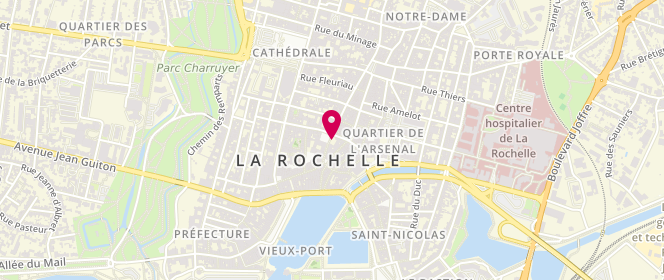Plan de Centre de loisirs Le Noroît - Centre social et culturel Christiane Faure, 37 Rue Léonce Mailho, 17000 La Rochelle