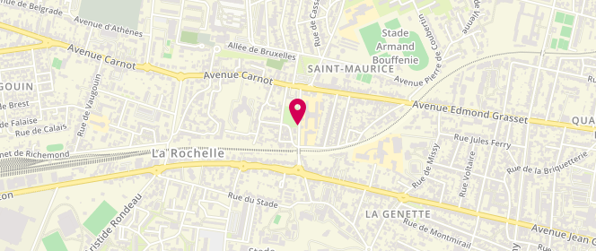 Plan de Accueil de loisirs école Pierre Loti la Rochelle, 30 Rue Pierre Loti, 17000 La Rochelle