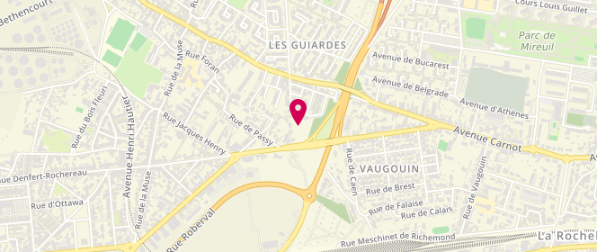 Plan de Centre de loisirs le bois Joly, 28 Rue de Royan, 17000 La Rochelle