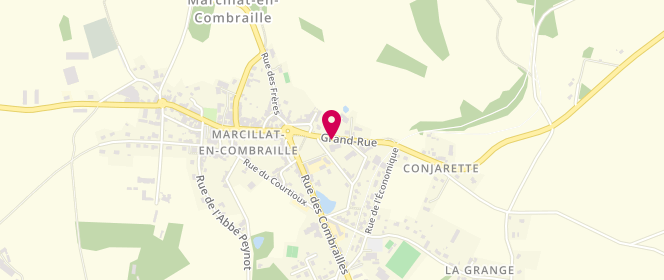 Plan de Accueil de loisirs Centre Social Marcillat en Combraille, 94 Grand Rue, 03420 Marcillat-en-Combraille