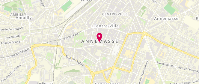 Plan de MJC Romagny, Passage Jean Monnet, 74100 Annemasse
