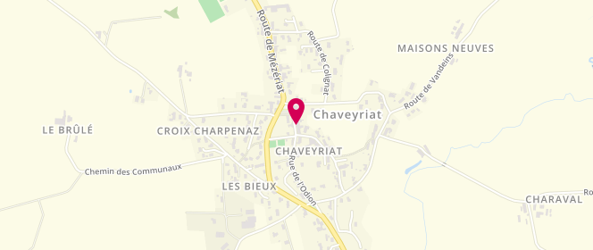 Plan de Accueil de loisirs périscolaire de Chaveyriat, 55 Rue de la Mairie, 01660 Chaveyriat