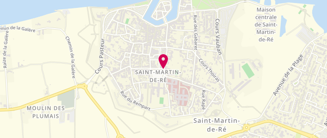 Plan de Accueil de loisirs saint Martin de Re, Place de la République, 17410 Saint-Martin-de-Ré