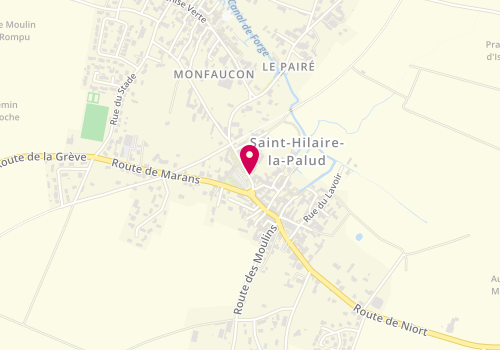 Plan de Accueil périscolaire École De saint Hilaire La Palud, 18 Place de la Mairie, 79210 Saint-Hilaire-la-Palud