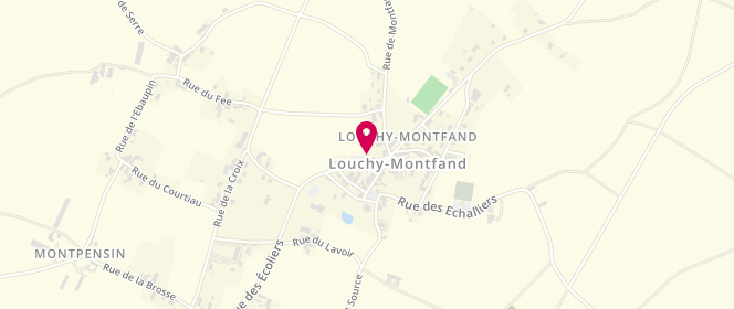 Plan de Accueil de loisirs du Château de la Motte, 5 Rue, 03500 Louchy-Montfand