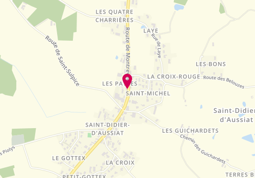 Plan de Garderie périscolaire le Club des Petits Loups, 157 Route de Montrevel, 01340 Saint-Didier-d'Aussiat