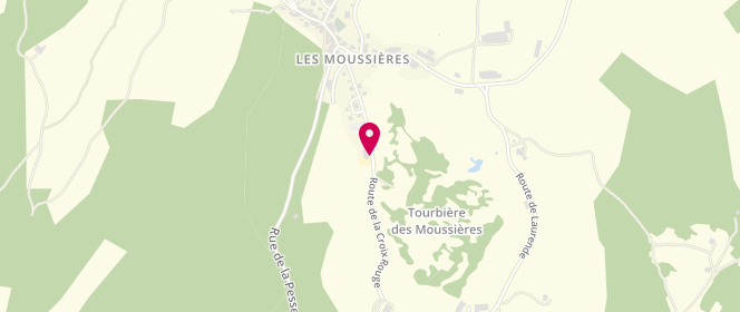 Plan de Accueil de loisirs - Les Moussieres, 24 Route de la Croix Rouge, 39310 Les Moussières
