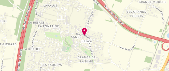 Plan de Accueil de loisirs Sance, 10 Rue du Bourg, 71000 Sancé