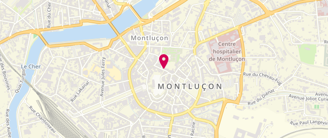 Plan de Accueil de loisirs Scouts de Montlucon, 8 Rue des Fontaines, 03100 Montluçon