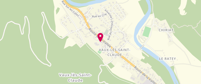 Plan de Accueil de loisirs Les Gribouilles - Molinges, 4 Bis Rue des Ecoles, 39360 Vaux-lès-Saint-Claude