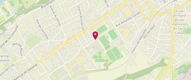 Plan de Garderie périscolaire Multisites, Avenue de la Grangette, 74200 Thonon-les-Bains