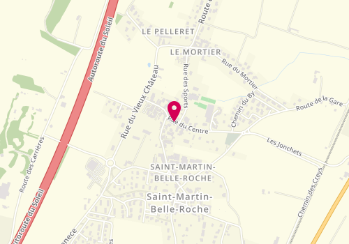 Plan de Centre de loisirs saint Martin Belle Roche, 200 Rue du Centre, 71118 Saint-Martin-Belle-Roche