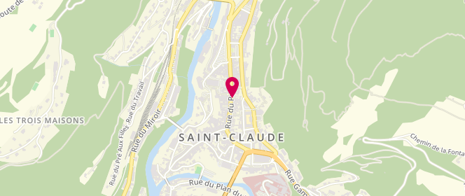 Plan de Centre de loisirs Du Truchet Alsh, Square du Truchet, 39200 Saint-Claude