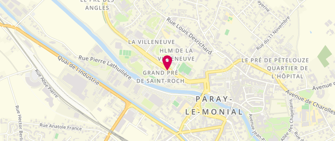 Plan de ALSH-Paray le Monial, 11 Boulevard Henri de Régnier, 71600 Paray-le-Monial