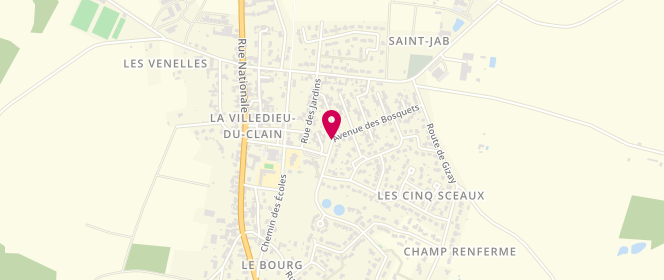 Plan de Accueil de loisirs - l'Arantelle - la Villedieu, Avenue des Bosquets, 86340 La Villedieu-du-Clain