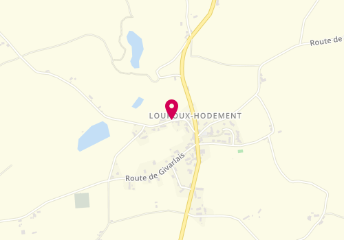 Plan de Louroux Hodement Alsh périscolaire, Route Maillet, 03190 Louroux-Hodement