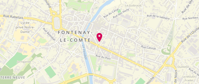 Plan de Accueil de loisirs Graine de Soleil, 4 Rue de la Lamproie, 85200 Fontenay-le-Comte